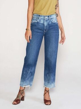 Etica Tyler Vintage Wash Straight Crop Jeans in Shipwreck